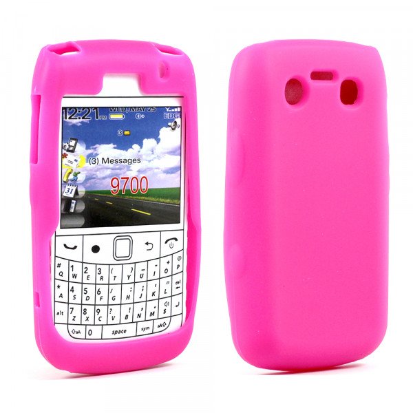 Wholesale BlackBerry Bold 9700 9780 Silicon Soft Case (Hot Pink)